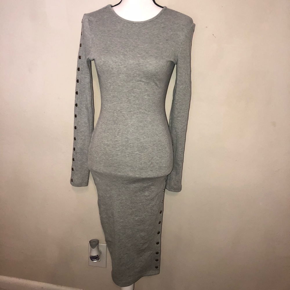Heather Gray Dress